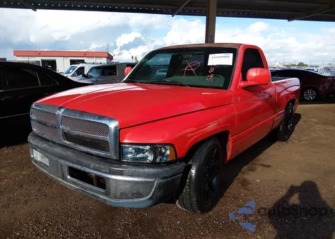 2000 Dodge Ram 1500 St/Ws из США, поврежденный, VIN 1B7HC16X3YS569073